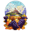 Autumn grapes received wooden puzzle - Unipuzzles