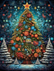 Fantasy Fairytale Style Christmas Tree Wooden Puzzle - Unipuzzles