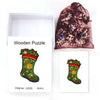 A Christmas Stocking Wooden Puzzle - Unipuzzles