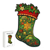 A Christmas Stocking Wooden Puzzle - Unipuzzles