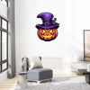 A jack-o '-lantern monster with a purple hat - Unipuzzles