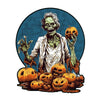 A skeleton man with a pumpkin in his hand - Unipuzzles