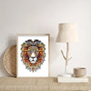 Adult reddish brown male lion - Unipuzzles