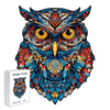 Amber Silent Eye Owl - Unipuzzles