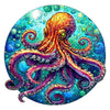 Charger l&#39;image dans la visionneuse de la galerie, Anomalous deep sea giant octopus wooden puzzle - Unipuzzles