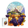 Load image into Gallery viewer, Autumn grapes received wooden puzzle - Unipuzzles