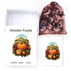 Autumn pumpkin harvest wooden puzzle - Unipuzzles