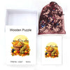 Autumn watercolor harvest Festival wooden puzzle - Unipuzzles