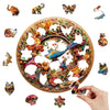 Bird and Bloom - Wooden Jigsaw Puzzle - Unipuzzles