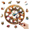 Charger l&#39;image dans la visionneuse de la galerie, Bird and Bloom - Wooden Jigsaw Puzzle - Unipuzzles