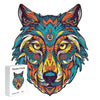 Blue Calm Totem Wolf Head Puzzle - Unipuzzles