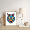 Blue Calm Totem Wolf Head Puzzle - Unipuzzles