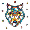 Blue Calm Totem Wolf Head Puzzle - Unipuzzles