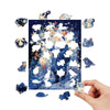 Charger l&#39;image dans la visionneuse de la galerie, Blue Magic Father Christmas Wooden Puzzle - Unipuzzles