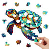 Blue Turtle Creative original wooden puzzle - Unipuzzles