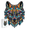 Calm Nation Elder Wolf Head Puzzle - Unipuzzles