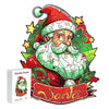 Cartoon Christmas theme old man wooden puzzle - Unipuzzles
