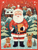 Cartoon Moose and Father Christmas Wooden Puzzle - Unipuzzles