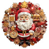 Cartoon red decorated Santa wooden puzzle - Unipuzzles