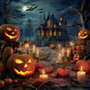 Laden Sie das Bild in den Galerie-Viewer, Castle and pumpkin monsters on Halloween night - Unipuzzles