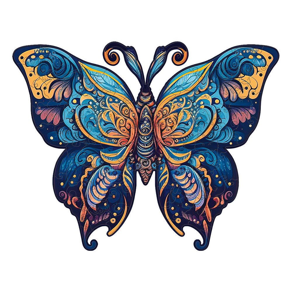Charming Butterfly Wooden Jigsaw Puzzle - Unipuzzles