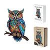 Load image into Gallery viewer, Charming Owl Wooden Jigsaw Puzzle - Unipuzzles