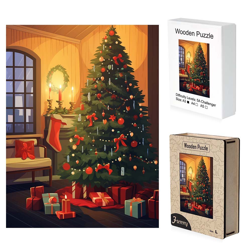Christmas Eve WoodenJigsaw puzzle - Unipuzzles