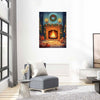 Christmas Fireplace Wooden Original Puzzle - Unipuzzles