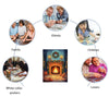Christmas Fireplace Wooden Original Puzzle - Unipuzzles