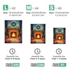 Christmas Fireplace Wooden Original Puzzle - Unipuzzles