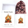 Christmas gingerbread house wooden puzzle - Unipuzzles