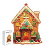 Christmas gingerbread house wooden puzzle - Unipuzzles