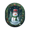 Laden Sie das Bild in den Galerie-Viewer, Christmas Green Scarf Snowman Wooden Puzzle - Unipuzzles