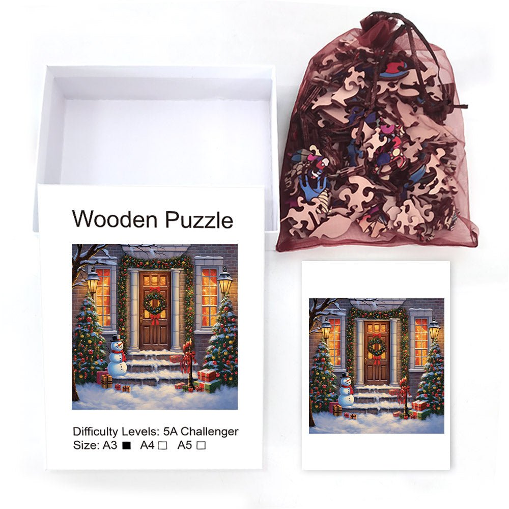Christmas Night Wooden Jigsaw Puzzle - Unipuzzles