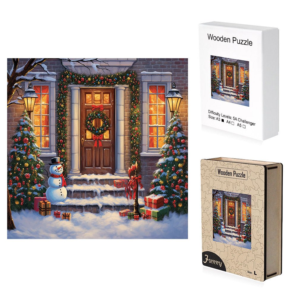 Christmas Night Wooden Jigsaw Puzzle - Unipuzzles
