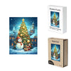 Christmas Tree and Snowman Wooden Original Puzzle - Unipuzzles