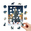 Christmas Tree in the Park Wooden Original Puzzle - Unipuzzles