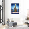Christmas Tree in the Square Wooden Original Jigsaw Puzzle - Unipuzzles