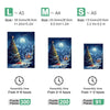 Christmas tree outside the house wooden original jigsaw puzzle - Unipuzzles