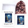 Christmas tree outside the house wooden original jigsaw puzzle - Unipuzzles