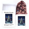 Christmas Tree Under the Stars Wooden Original Jigsaw Puzzle - Unipuzzles