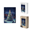 Christmas Tree Under the Stars Wooden Original Jigsaw Puzzle - Unipuzzles