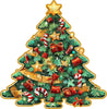 Christmas tree wooden Jigsaw puzzle - Unipuzzles