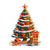 Christmas tree wooden Jigsaw puzzle - Unipuzzles