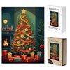 Christmas tree wooden Jigsaw puzzle - Unipuzzles