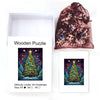 Christmas Tree Wooden Puzzle with Decorated Coloured Glass Balls - Unipuzzles