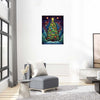 Christmas Tree Wooden Puzzle with Decorated Coloured Glass Balls - Unipuzzles