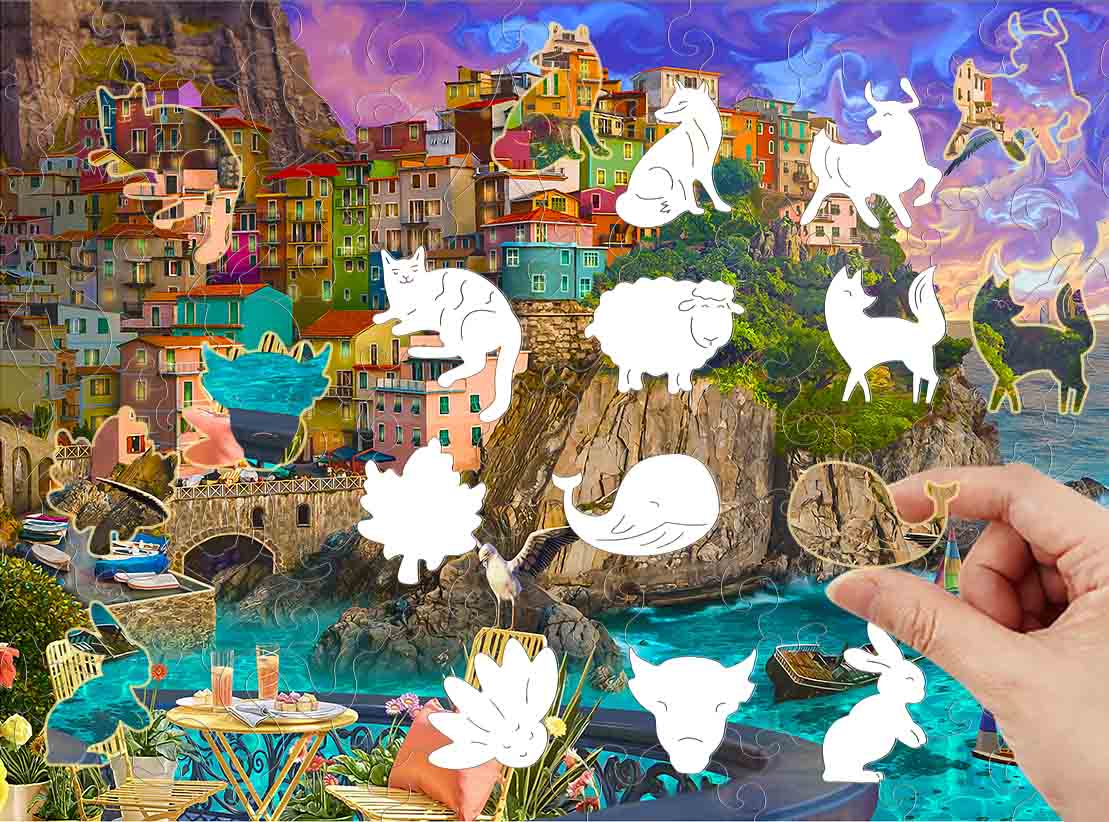 Cinque Terre Coastal Area of Liguria Italy Jigsaw Puzzle - Unipuzzles
