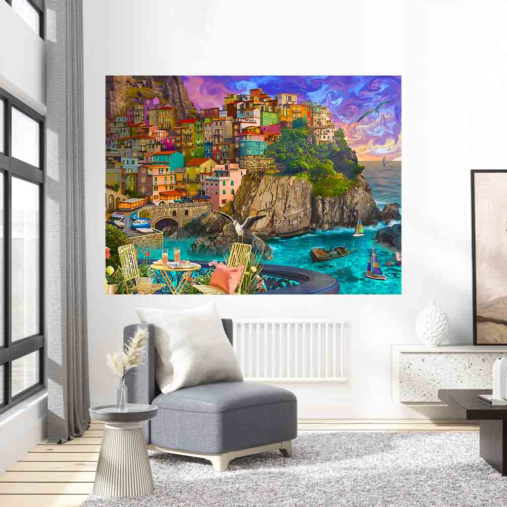 Cinque Terre Coastal Area of Liguria Italy Jigsaw Puzzle - Unipuzzles