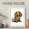 Load image into Gallery viewer, Colorful simple dog original wooden puzzle - Unipuzzles